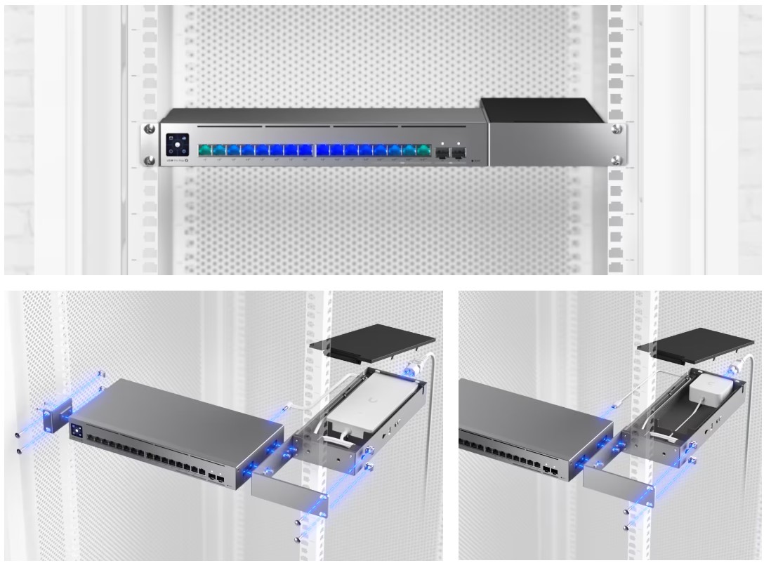 Ubiquiti Pro Max 16 Rack Mount 1U rack-mount accessory for Pro Max